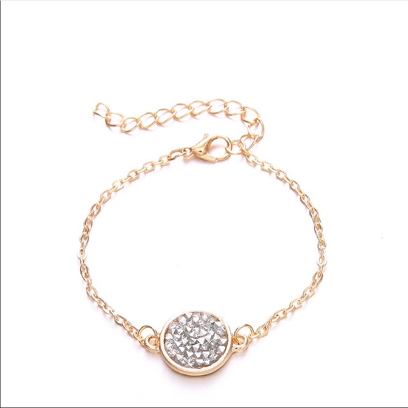 ‘Florence’ boho rose gold beaded bracelet set - Picture 3 of 5